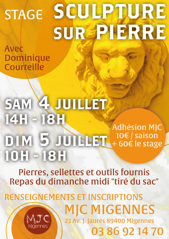Stage Sculpture sur Pierre