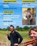 Pâturage, filage de laine et reliance